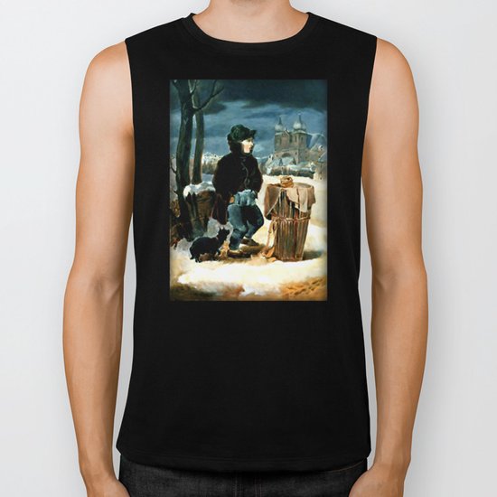 Pretzel-boy, after Peter Fendi Biker Tank