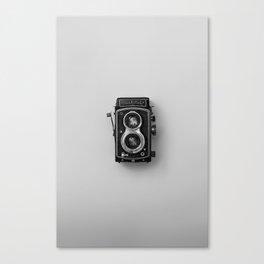 Old Camera (Black and White) Canvas Print