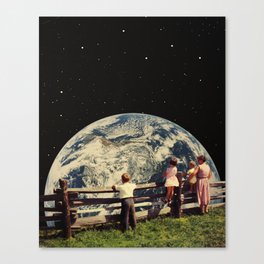 The kid's planet Canvas Print
