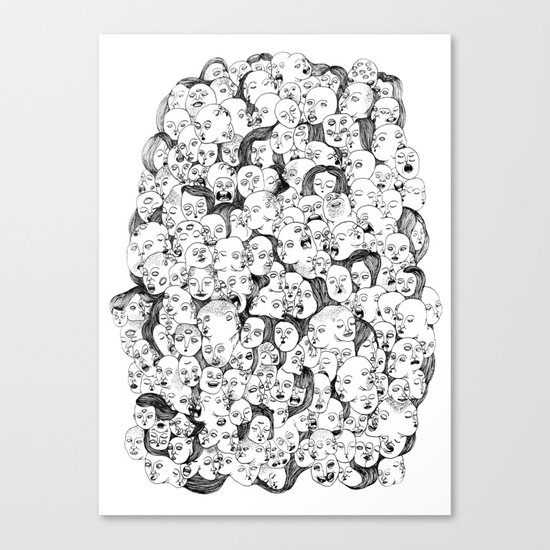 Faces Canvas Print