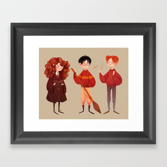Friendship and Bravery Framed Art Print