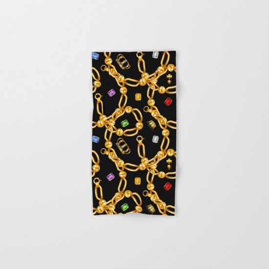 gold party 3 Hand & Bath Towel