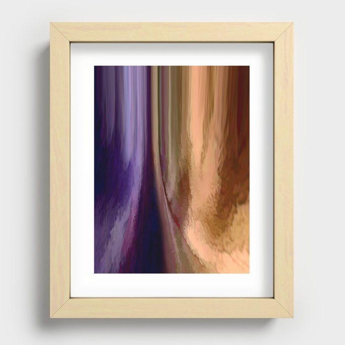 Textures in Colors Recessed Framed Print