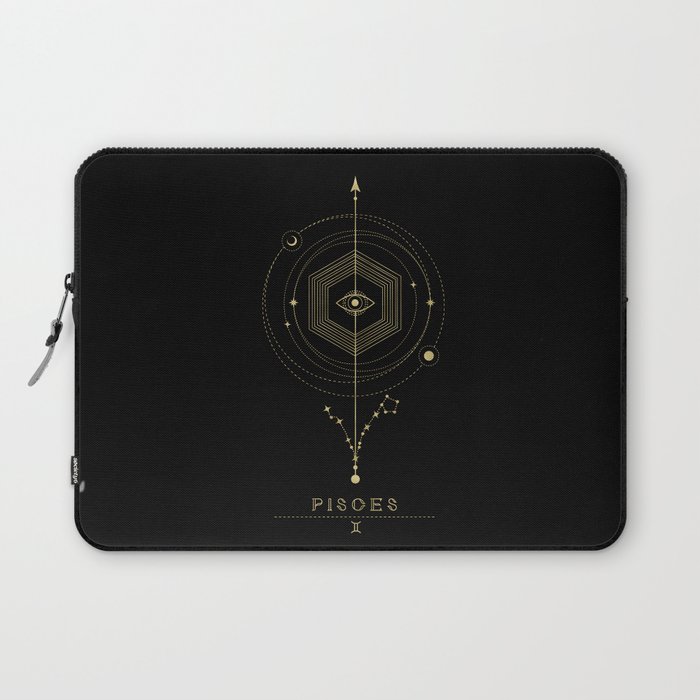 Pisces Zodiac Constellation Laptop Sleeve