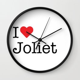 I Heart Joliet, IL Wall Clock