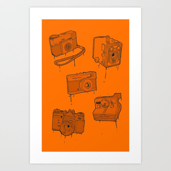 CAMERA SET Art Print
