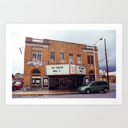 Elizabethton, TN, Bonnie Kate Theater 2008 Art Print | Small, Movies, Tennessee, Color, Downtown, Theatre, South, Bonniekate, Main, Attractions 