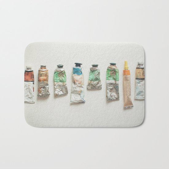 Oil Paints Bath Mat