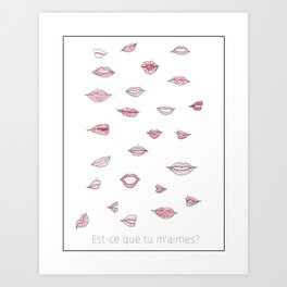 Do You Love Me? Art Print