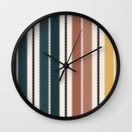 Southwestern Stripes IX Wall Clock