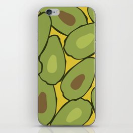 Avo - Minimalistic Avocado Design Pattern iPhone Skin