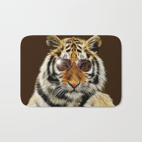 In the Eye of the Tiger Bath Mat
