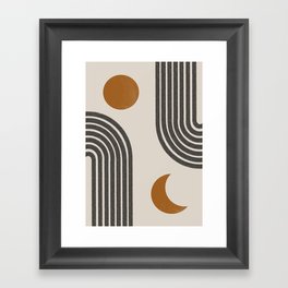 Day and Night Framed Art Print