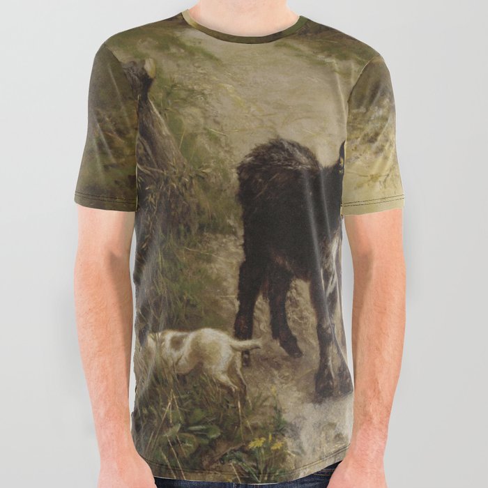 The young farmer (1885) - Edgar Bundy  All Over Graphic Tee