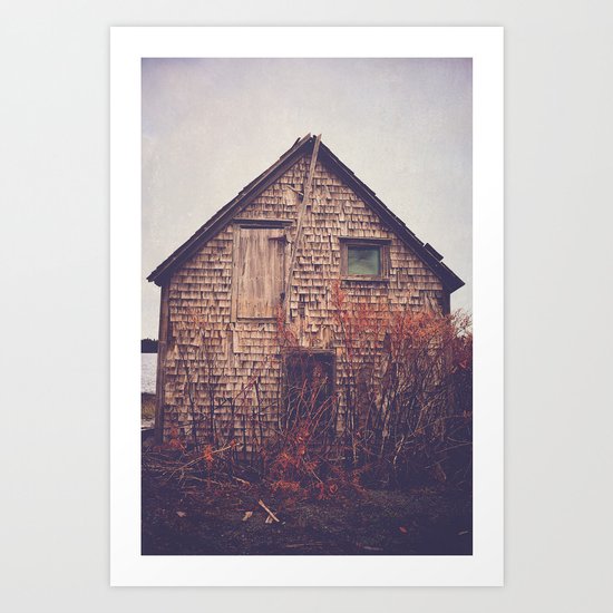 She Created Stories About Abandoned Houses Art Print