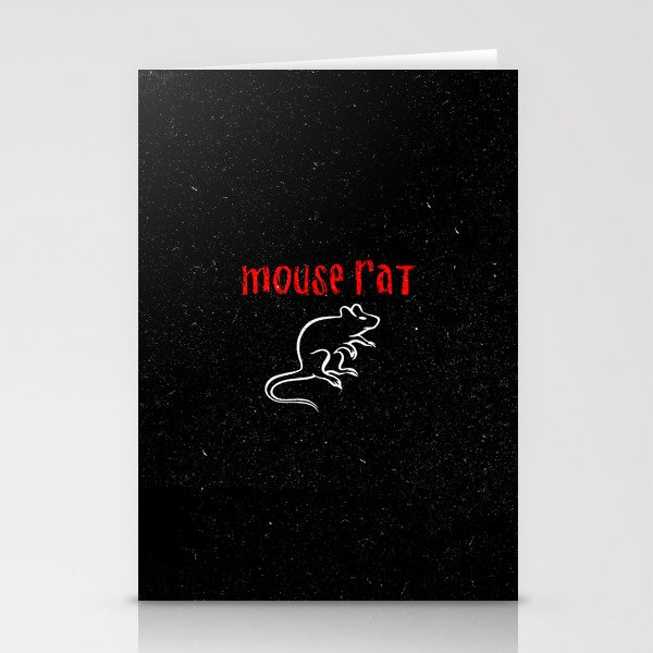 Mouse Rat Stationery Cards
