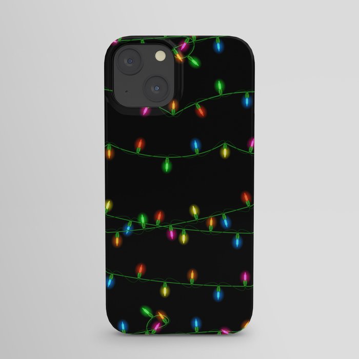 Christmas lights collection iPhone Case