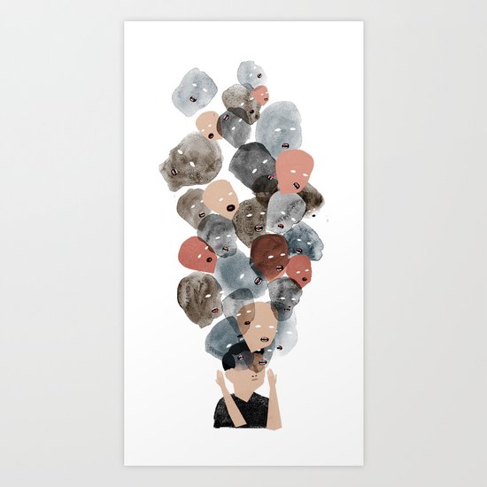 Violence In Our Heads Art Print
