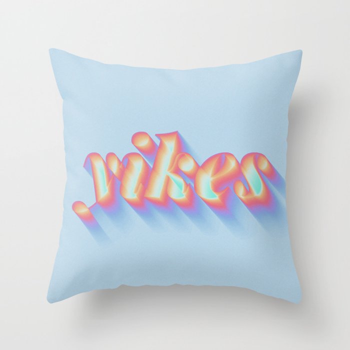 Yikes Y2K Dreamy Throw Pillow