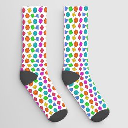 Rainbow Dice Socks