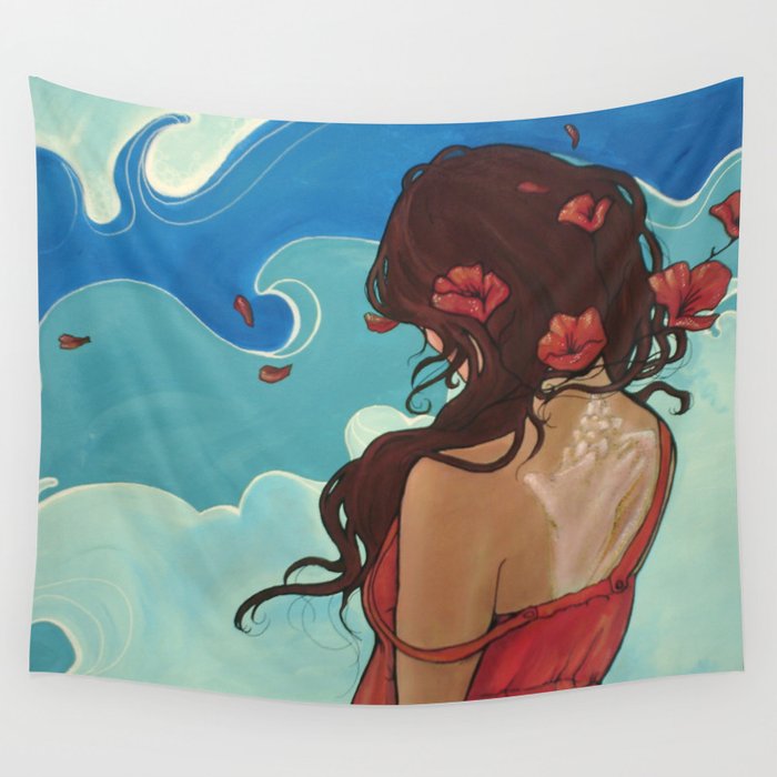 Sea Swept Wall Tapestry