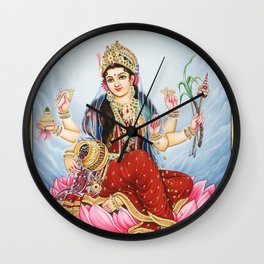 The Bounty Of Dhanalakshmi Wall Clock