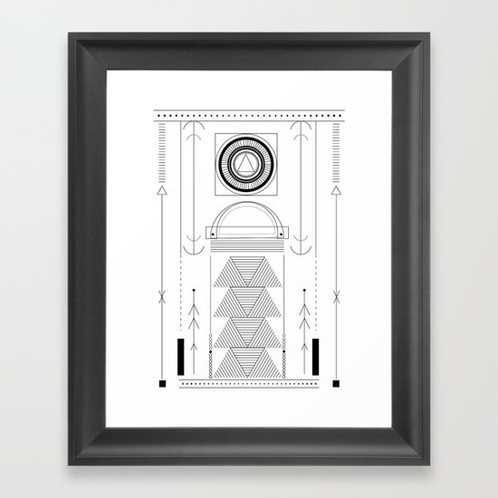 cirquit blank Framed Art Print