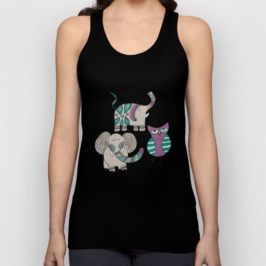 Whimsical Animals Unisex Tank Top