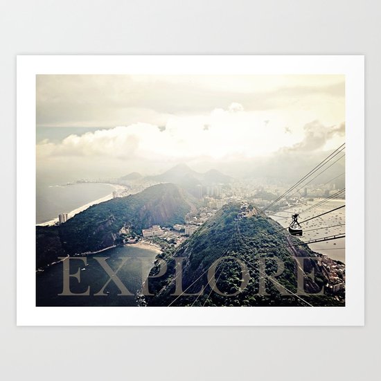 explore. Art Print