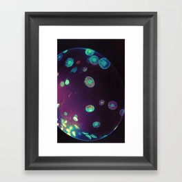 Jellyfish iPhone case Framed Art Print