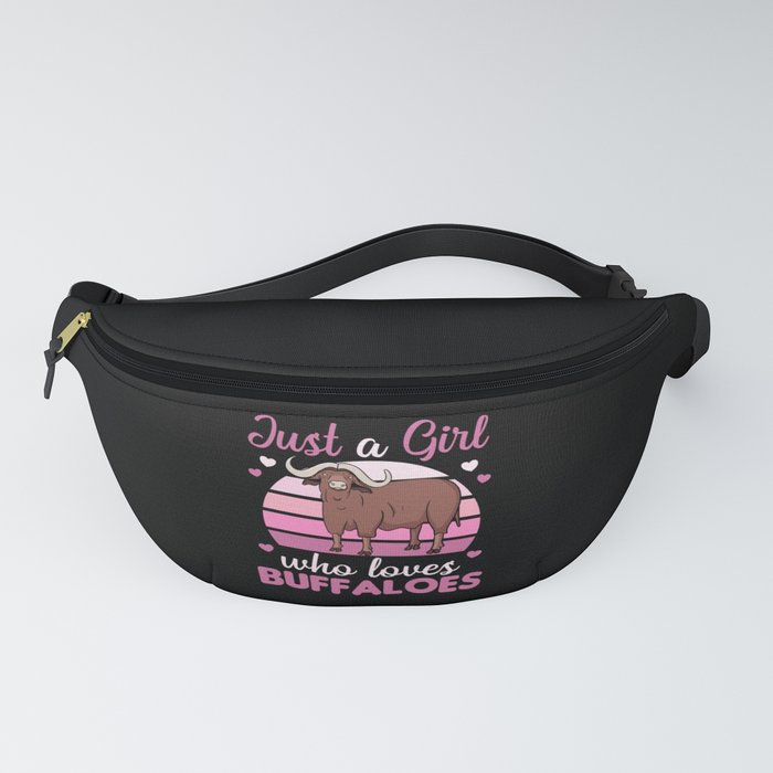 Just A Girl Who Loves Buffaloes - Cute Buffalo Fanny Pack