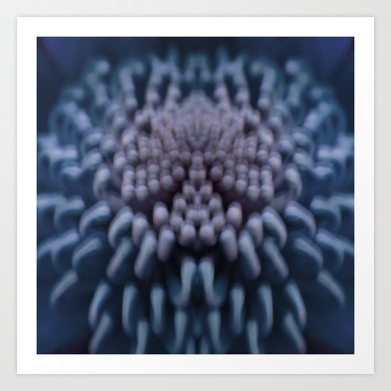 Silky Blue Art Print