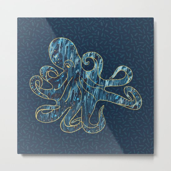 The Octopus Metal Print
