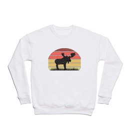 Elk Hunter Moose Hunting Gift Wildlife Crewneck Sweatshirt | Huntgun, Graphicdesign, Nature, Wildlife, Gunhunting, Moosehuntinggift, Elkhunter 