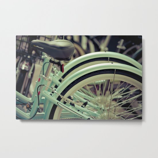 "Life is like a ten speed bicycle. Most of us have gears we never use." ~Charles M. Schulz~ Metal Print