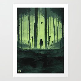 Mysteriously Lost Art Print