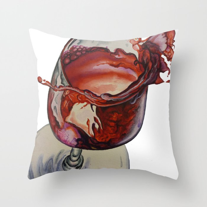 Weekend Forcast: Wine Throw Pillow