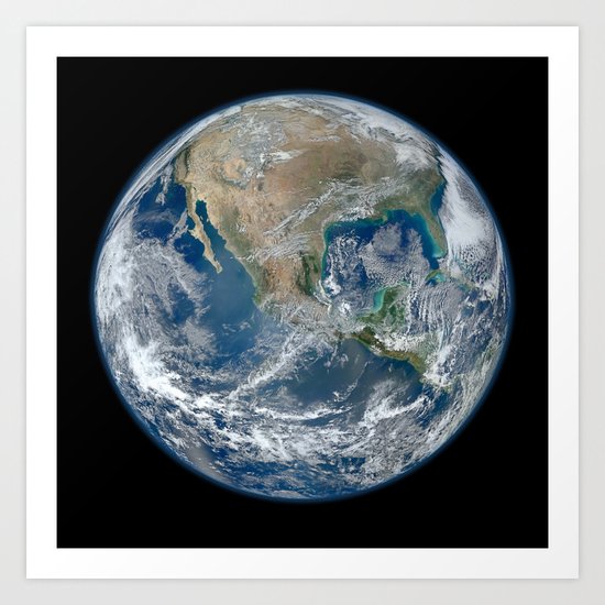 The Blue Marble Art Print