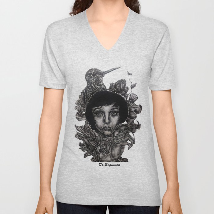 Nature By Davy Wong V Neck T Shirt