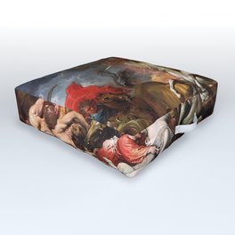 Death on the Pale Horse - Benjamin West Outdoor Floor Cushion