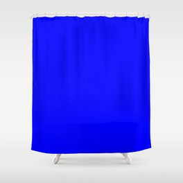 RGB Blue cobalt navy sapphire azure royal sea Shower Curtain