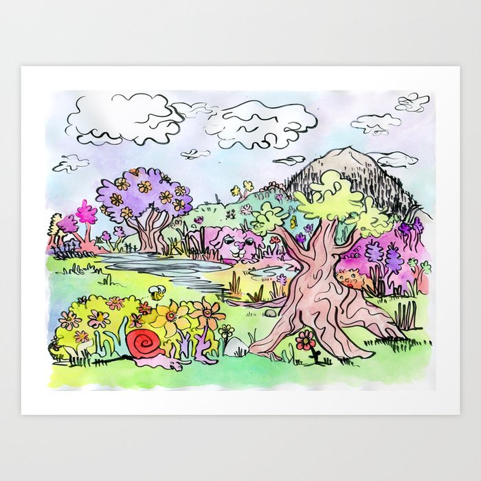 That's a Wise Tree Art Print