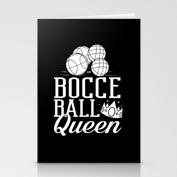 Bocce Ball Italian Bowling Bocci Player Stationery Cards