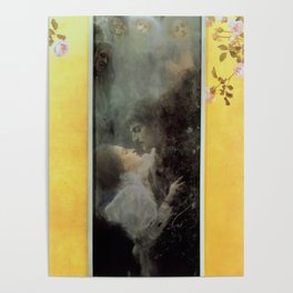 Love, 1895 by Gustav Klimt Poster