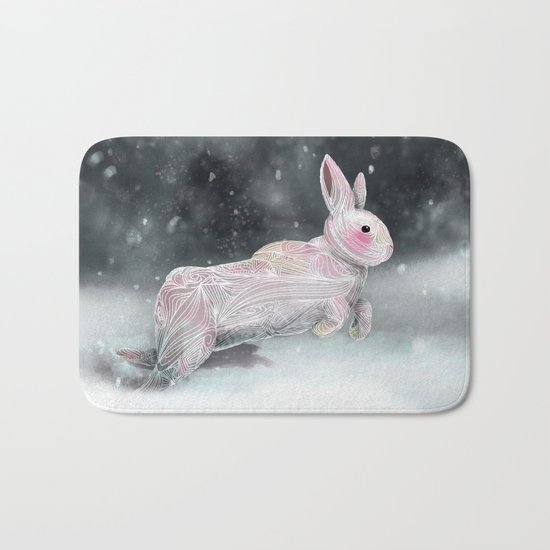 White Rabbit Bath Mat