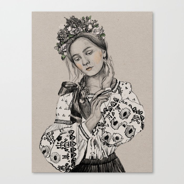 Ukrainian Woman Canvas Print