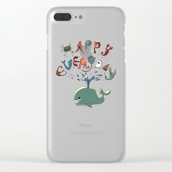 Happy Everyday Clear iPhone Case