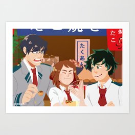 Takoyaki Art Print