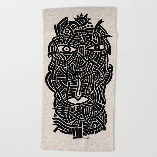 - my uncle - Beach Towel