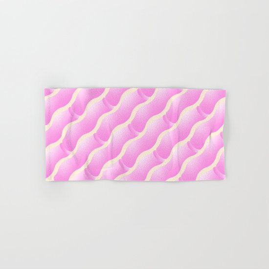 Geometric Vibes: Love Hand & Bath Towel